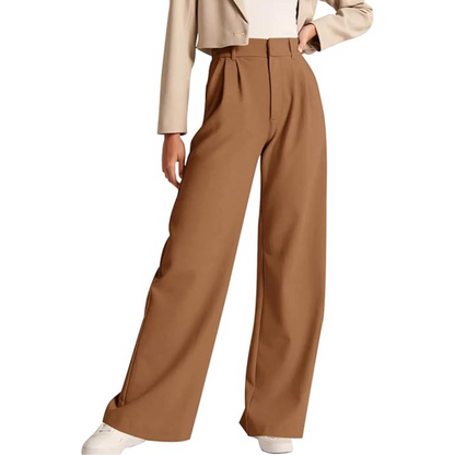 Vrouwelijke Business Broek met Zakken Casual Stijl