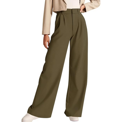 Vrouwelijke Business Broek met Zakken Casual Stijl