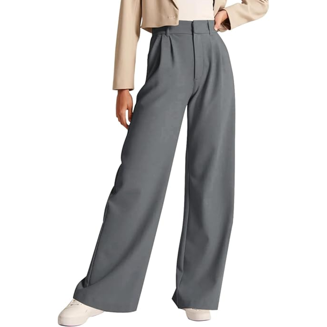 Vrouwelijke Business Broek met Zakken Casual Stijl