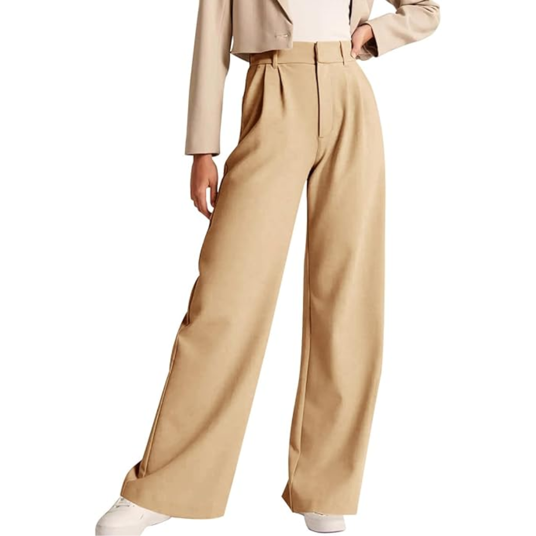 Vrouwelijke Business Broek met Zakken Casual Stijl - Mode Vibes
