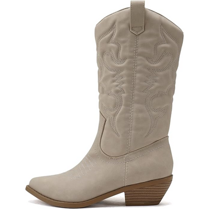 Cowboylaarzen Puntige Neus Western Stijl Laarzen