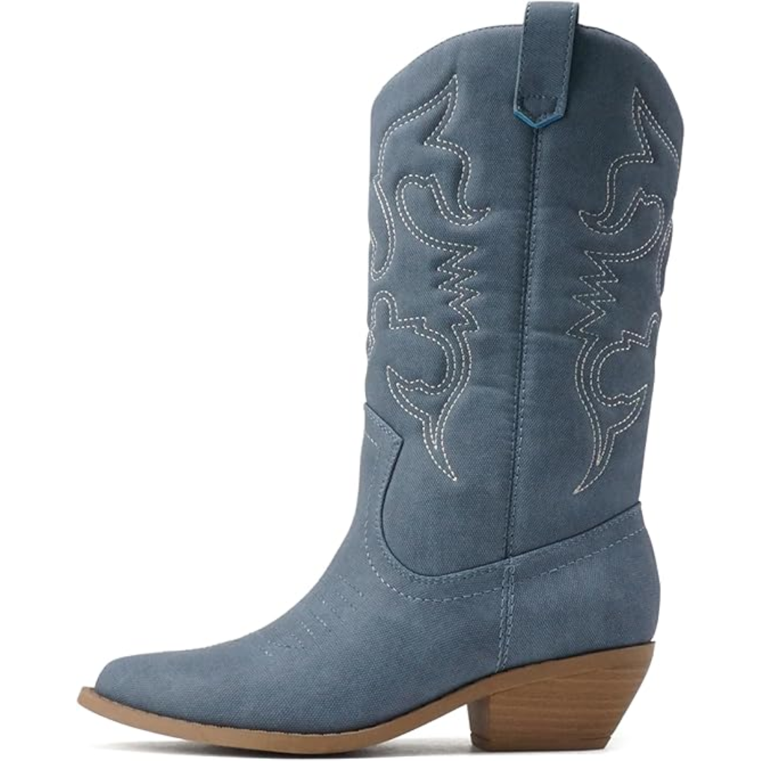 Cowboylaarzen Puntige Neus Western Stijl Laarzen