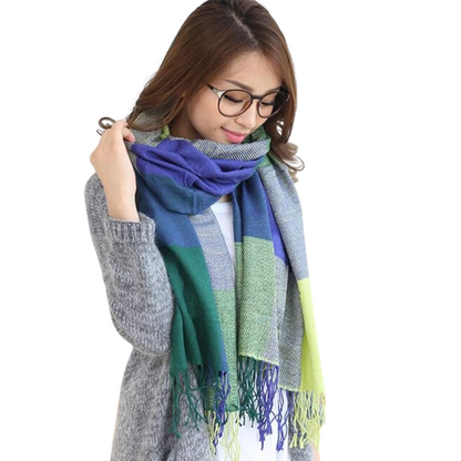 Brede Winter Sjaal Plaid Warm en Zacht - Mode Vibes