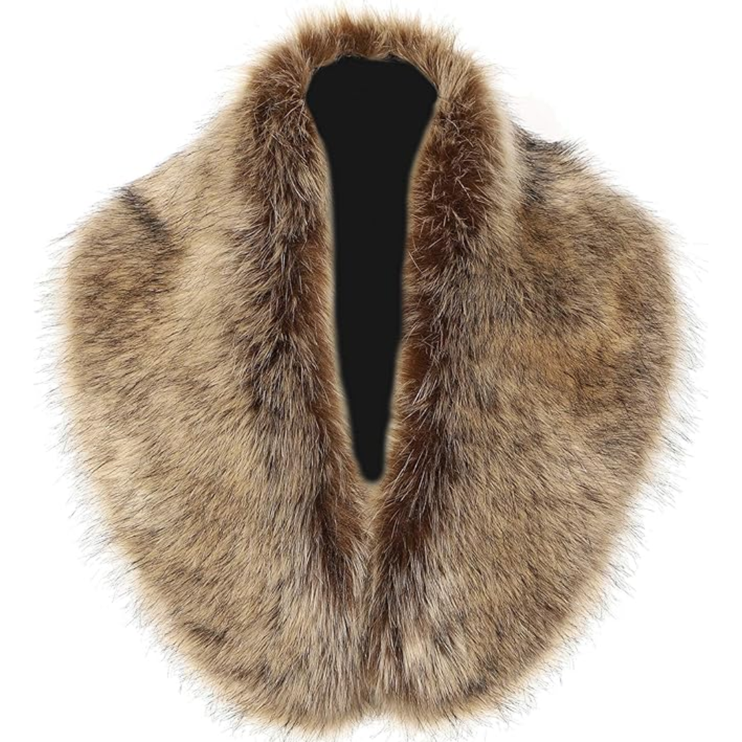 Nekwarmer Sjaal Imitatiebont Zacht Luxe Daisy