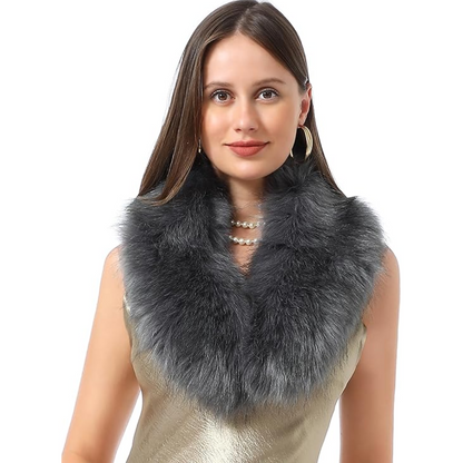 Nekwarmer Sjaal Imitatiebont Zacht Luxe Daisy