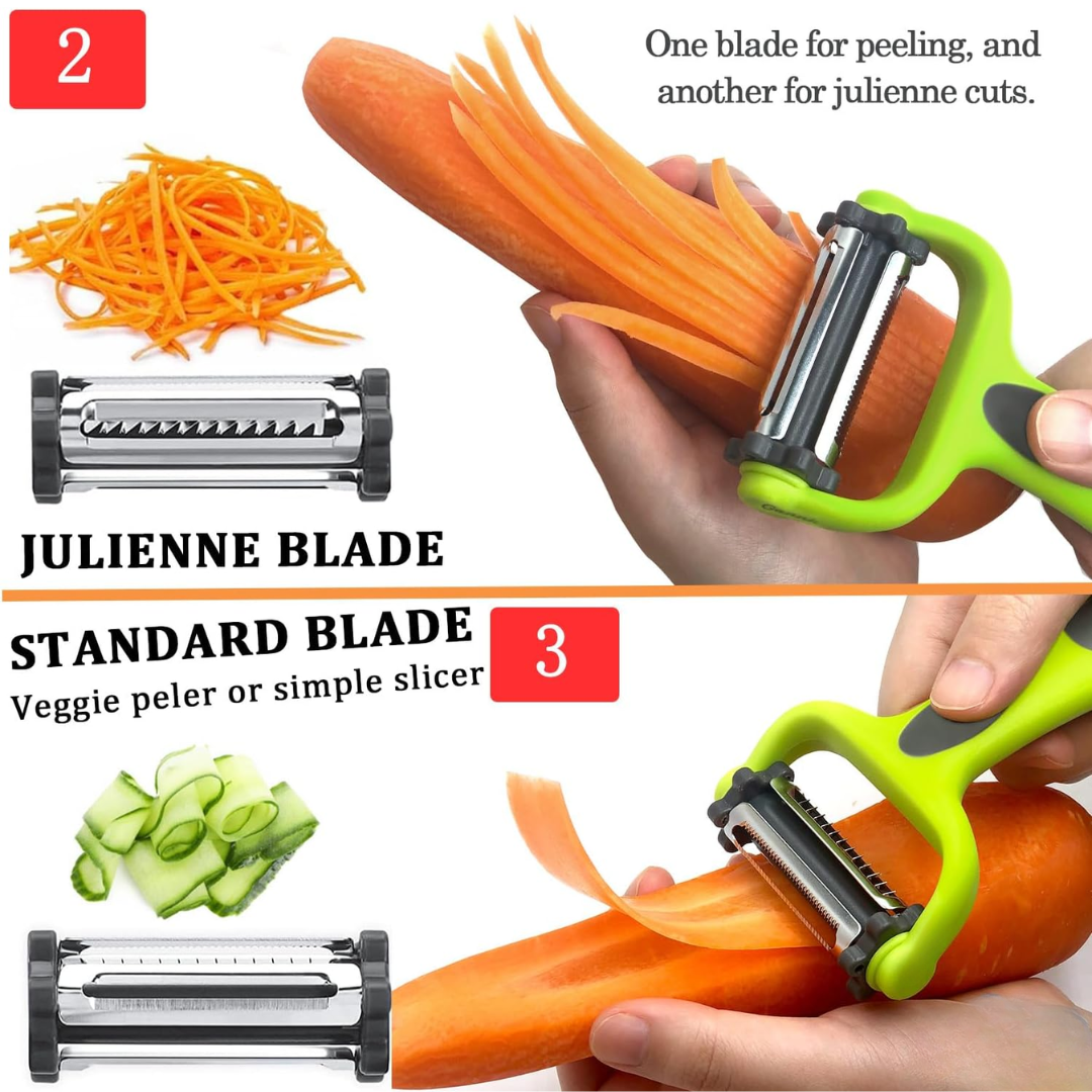 Groente Schiller 3-in-1 met Julienne Snijder