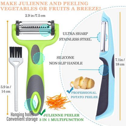 Groente Schiller 3-in-1 met Julienne Snijder