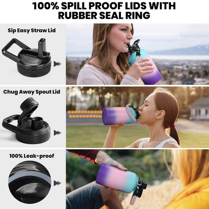 Isolatie Waterfles Lekvrij BPA-vrij met Handvat
