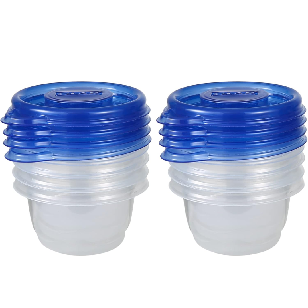 Kleine Voedselcontainers 118ml met Deksel 8 Stuks - Mode Vibes