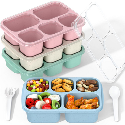Bento Doos Maaltijdboxen 4-Stuks Set voor Eenvoudige Maaltijdbereiding