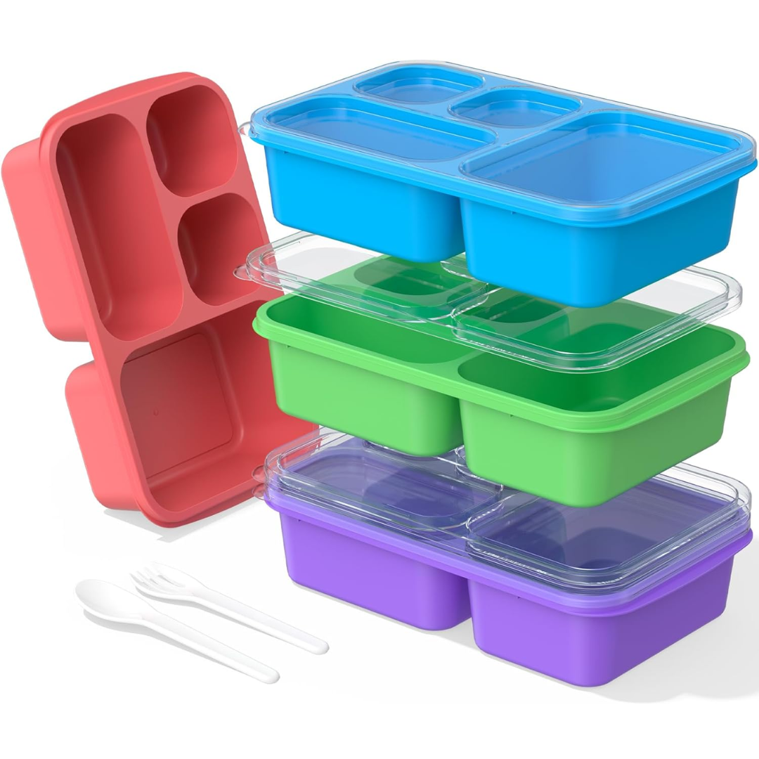 Bento Doos Maaltijdboxen 4-Stuks Set voor Eenvoudige Maaltijdbereiding - Mode Vibes