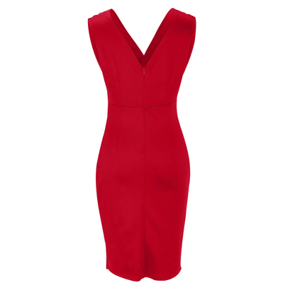 Cocktailjurk Kort Rood Stijlvol Avondjurk