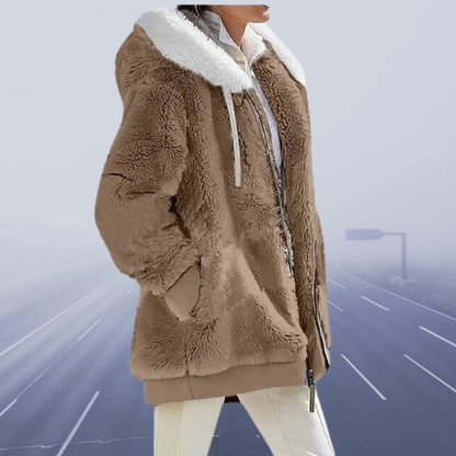 Fleece Vest met Capuchon Zacht en Warm