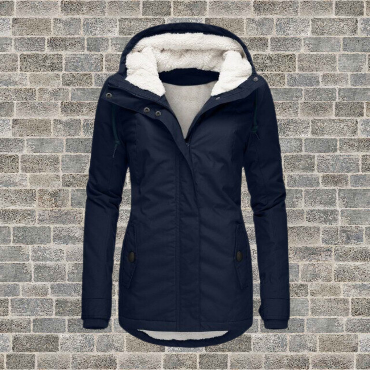 Leonardo  | Cappotto in cotone plissettato