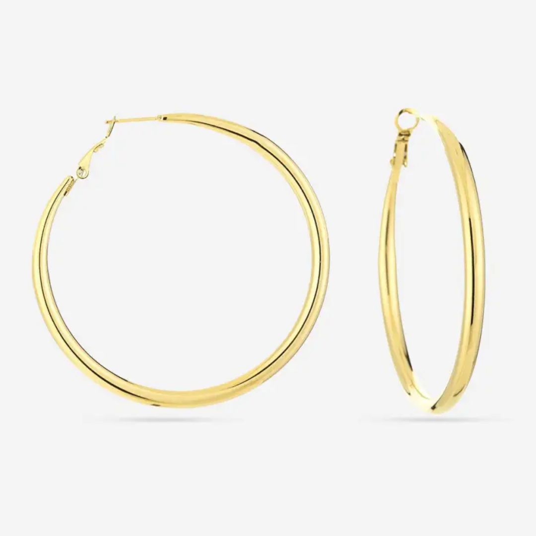 Gouden Oorringen 60mm Luxe Mode Sieraden