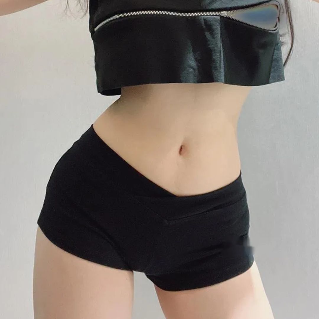 Vrouwelijke Sportshort ZwartSexy Sportbroek