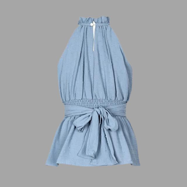Haltertop Vrouw Zomer Mode Veelzijdig