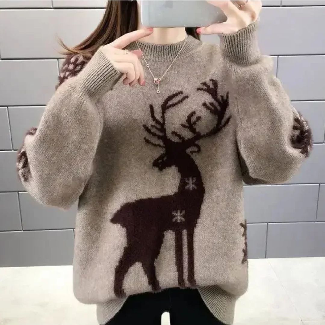 Kersttrui Stijlvol Comfy voor Vrouw