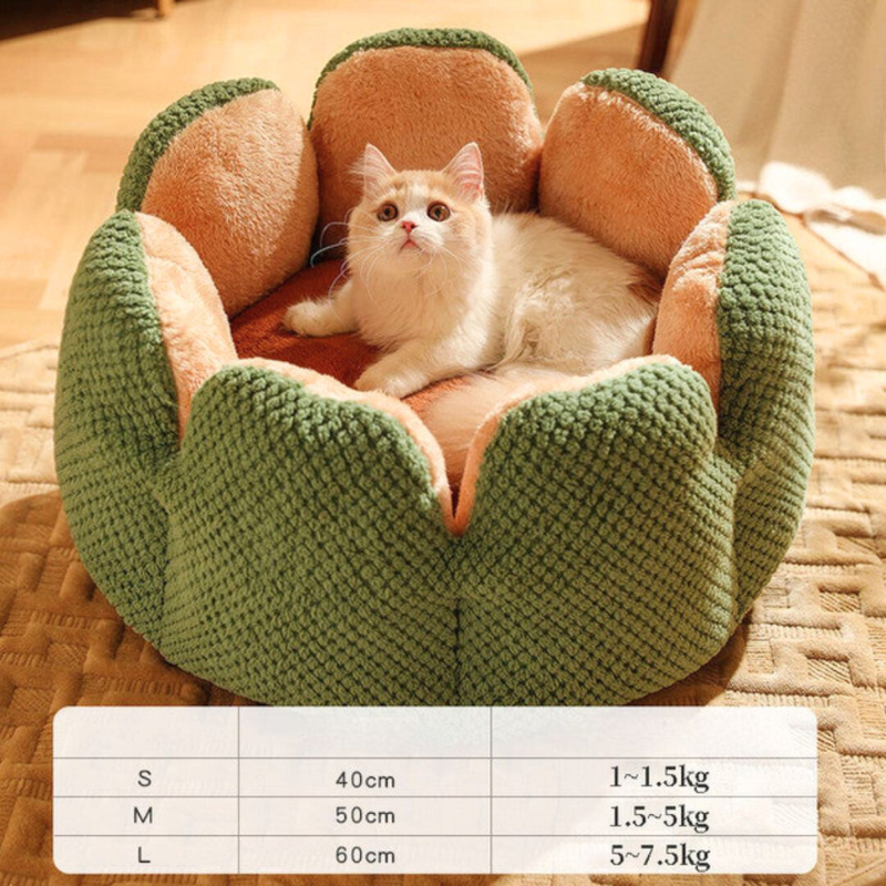 Huisdierbed Bloemvormig Zacht voor Honden en Katten