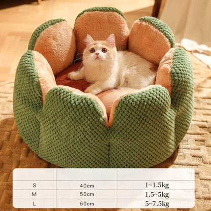 Huisdierbed Bloemvormig Zacht voor Honden en Katten