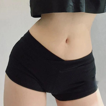 Vrouwelijke Sportshort ZwartSexy Sportbroek