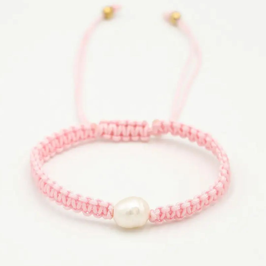 Roze Parel Armband Veelzijdig en Trendy - Mode Vibes