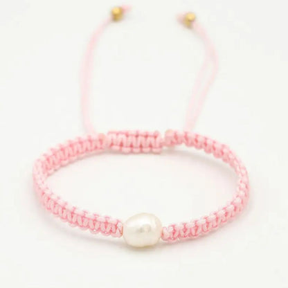 Roze Parel Armband Veelzijdig en Trendy - Mode Vibes
