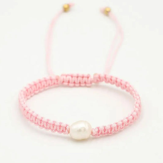 Roze Parel Armband Veelzijdig en Trendy - Mode Vibes