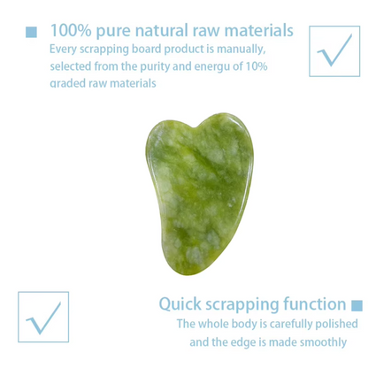 Gua Sha Set met Jade Roller voor Gezichtsmassage