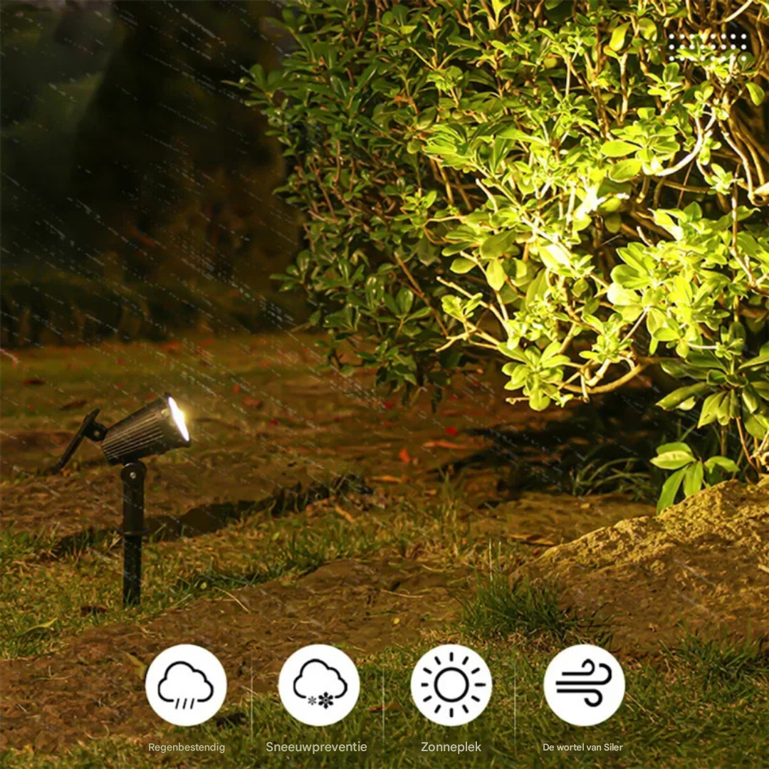 Zonne-Energie Tuinspot LED Waterdicht LumaSpot