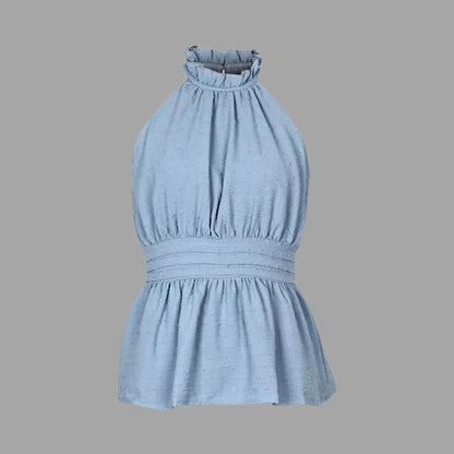 Haltertop Vrouw Zomer Mode Veelzijdig