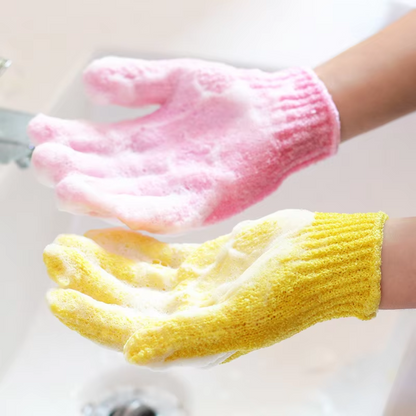 Exfoliërende Handschoenen Set van 2 voor Zacht en Glad Huid