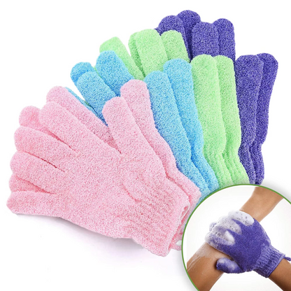 Exfoliërende Handschoenen Set van 2 voor Zacht en Glad Huid