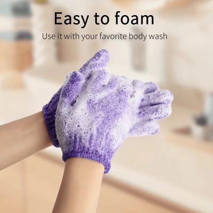 Exfoliërende Handschoenen Set van 2 voor Zacht en Glad Huid