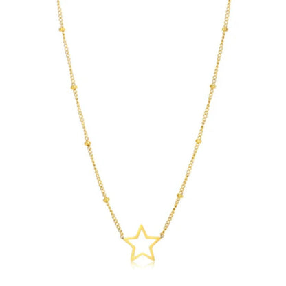 Sterren Ketting Zilver Glimmend Modaal Sieraad - Mode Vibes