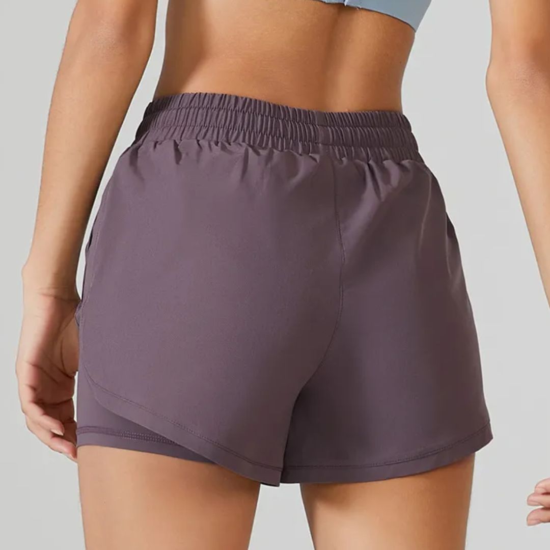Elastische Sportshort voor Dames Veelzijdig Mode