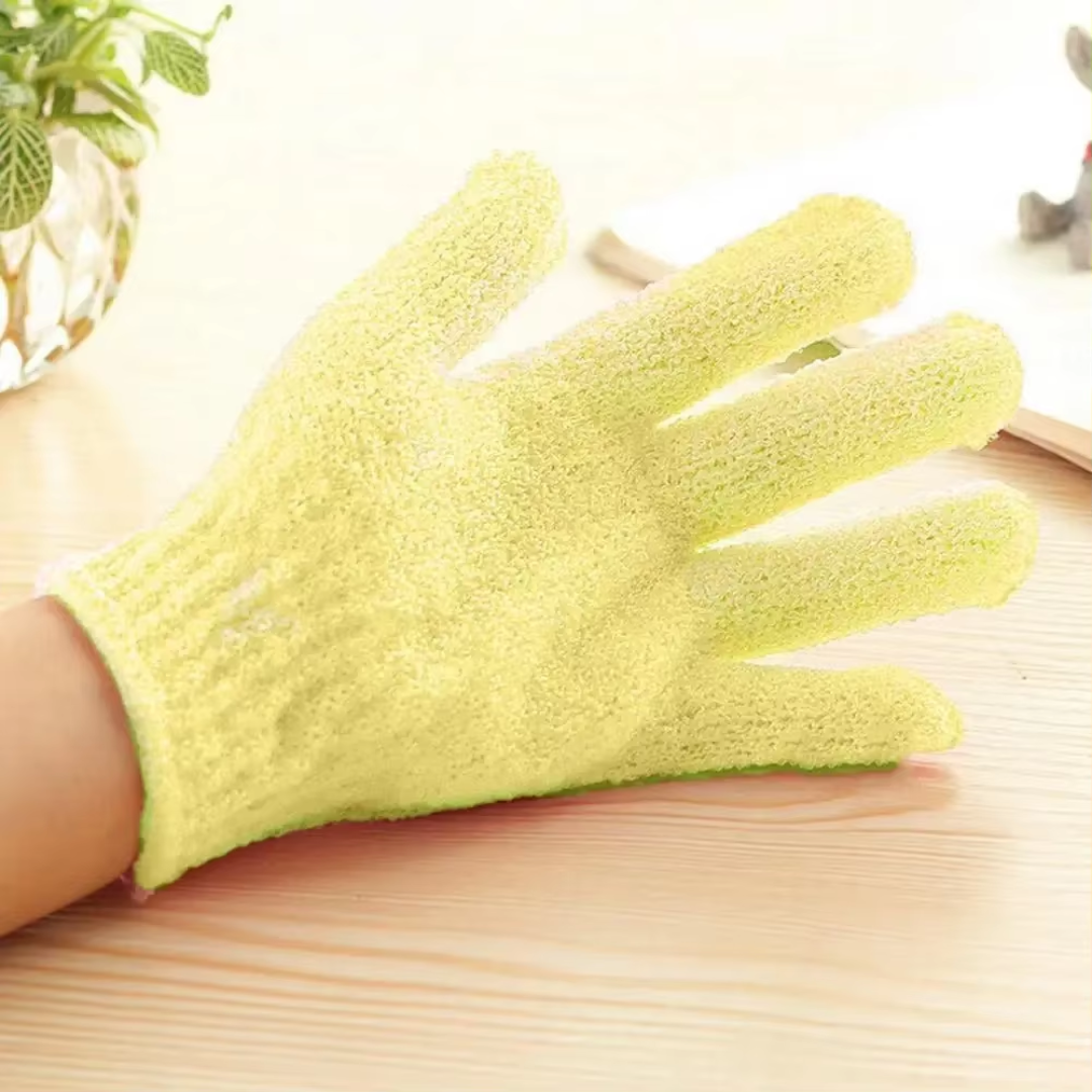 Exfoliërende Handschoenen Set van 2 voor Zacht en Glad Huid