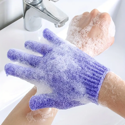 Exfoliërende Handschoenen Set van 2 voor Zacht en Glad Huid