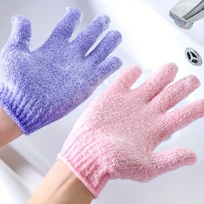 Exfoliërende Handschoenen Set van 2 voor Zacht en Glad Huid