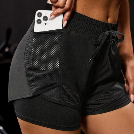Elastische Trainingsshort voor Vrouwen Comfortabel en Praktisch - Mode Vibes