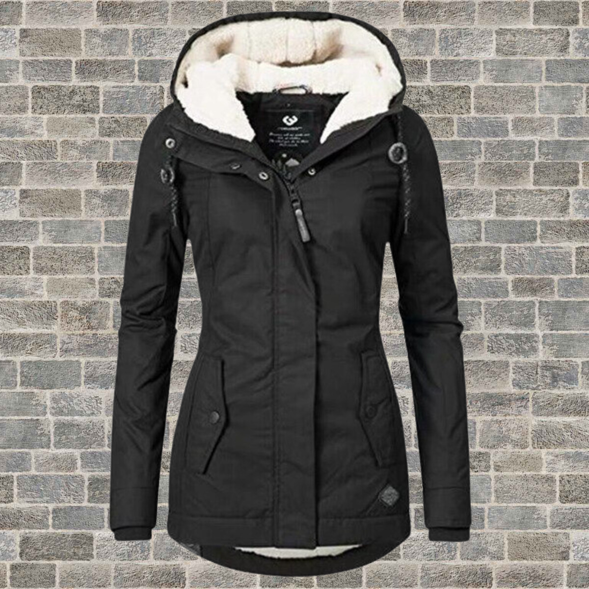 Leonardo  | Cappotto in cotone plissettato
