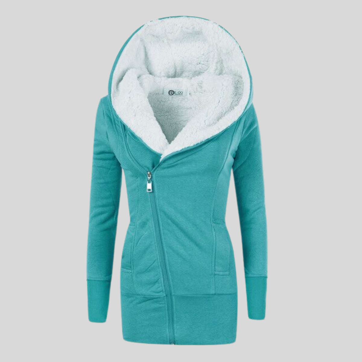 Rood Halflang Vest voor Vrouw