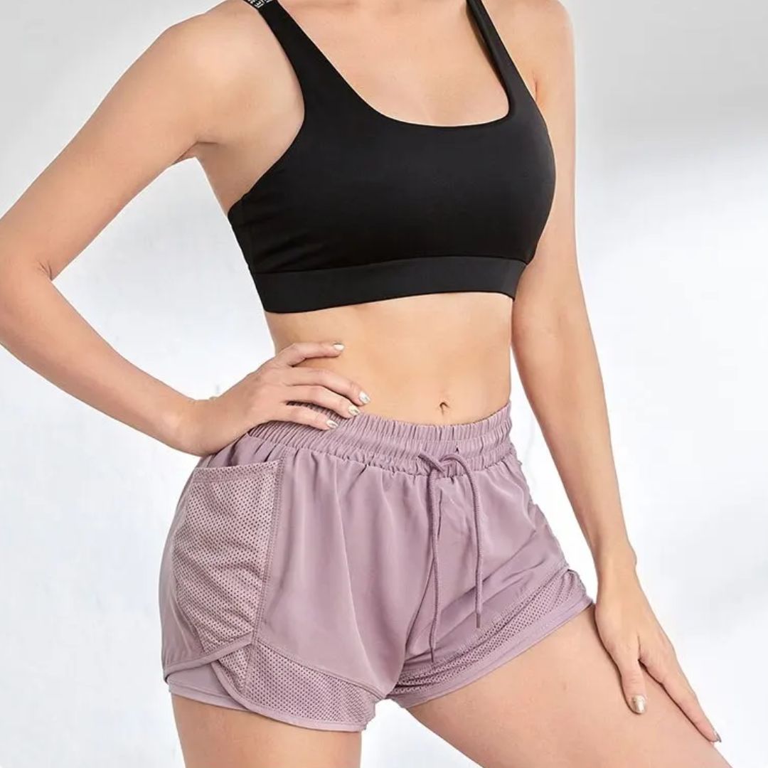 Elastische Trainingsshort voor Vrouwen Comfortabel en Praktisch