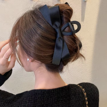 Strik Klemmen Groot Satijn Haar Accessoires