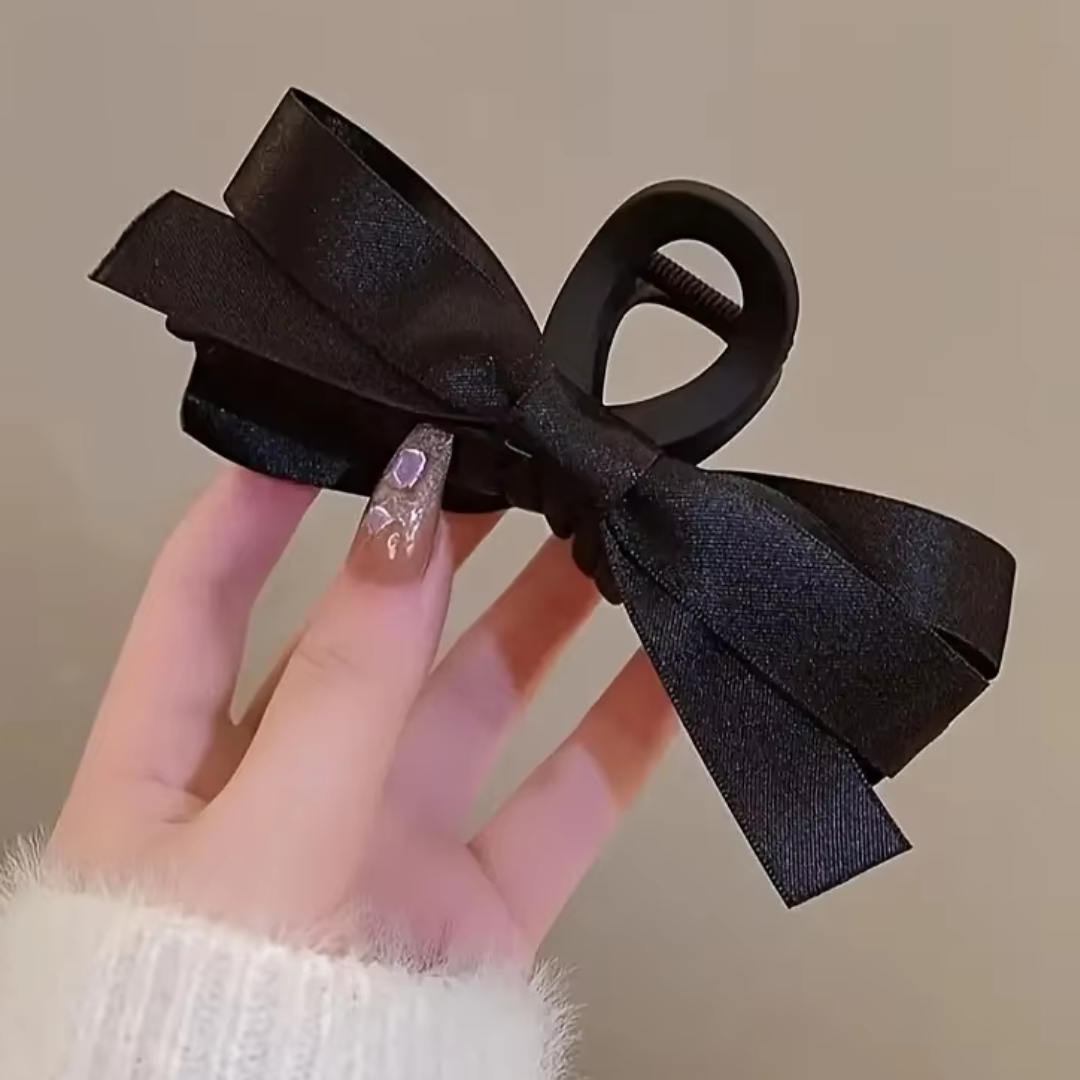 Strik Klemmen Groot Satijn Haar Accessoires