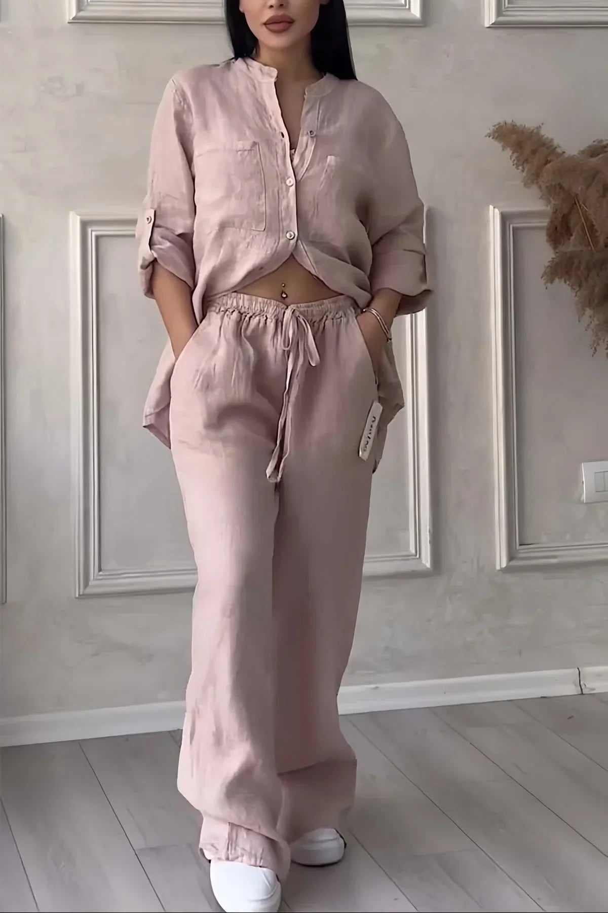 Linnenset Stijlvol Soft Ernestine Set - Mode Vibes