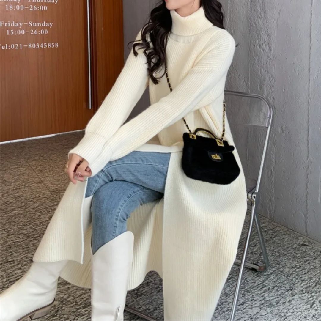 Gebreide Jurk Anna Stijlvol Comfy - Mode Vibes