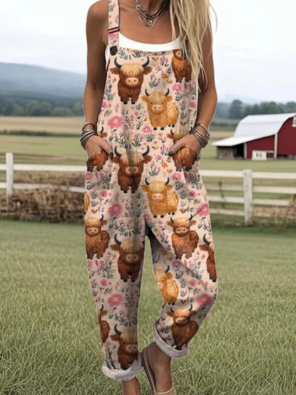 Dames Lichtgewicht Vintage Overall Comfortabele Pasvorm