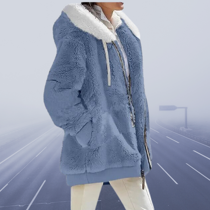 Fleece Vest met Capuchon Zacht en Warm