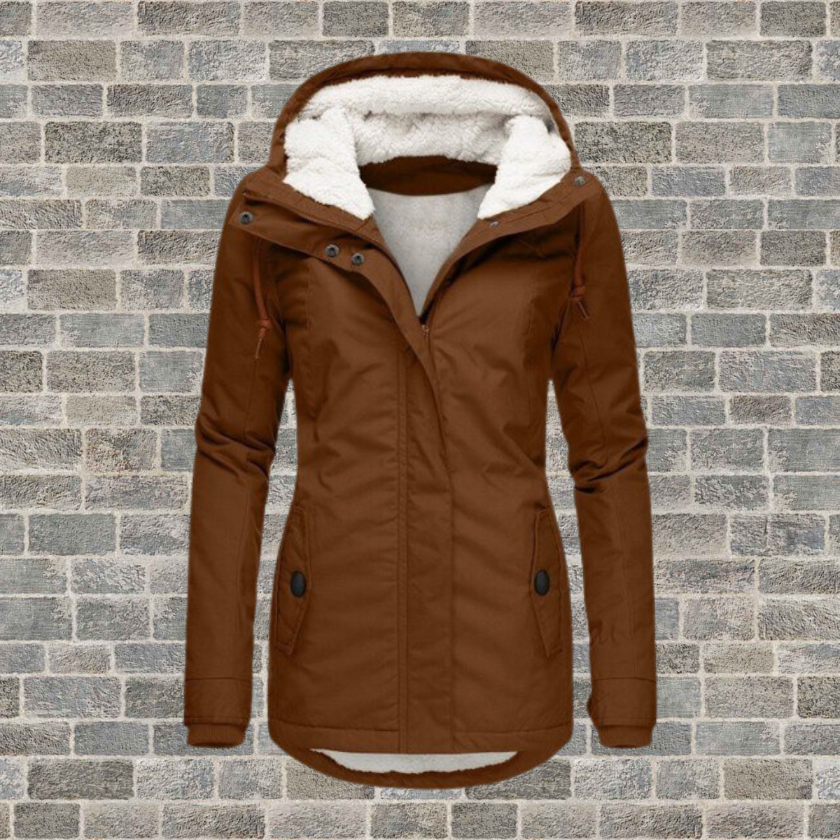 Leonardo  | Cappotto in cotone plissettato